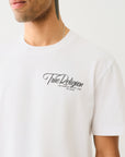 True Religion Ss Multi Puff Logo Tee Optic White