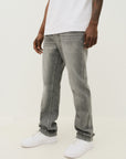 True Religion Ricky Sn Flap 34In Chalk Grey Wash