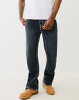 True Religion Billy Super T Flap Fleet Blue Black Wash