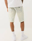 True Religion Ricky Sn Flap Short Fray Blue Mariner Light Wash