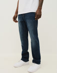 True Religion Ricky Sn Flap 34 In Damon Dark Wash