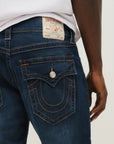 True Religion Ricky Sn Flap 34 In Damon Dark Wash