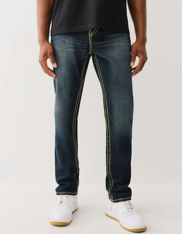 True Religion Rocco Super T Nf 32 In Jackknife Dark Wash - AL