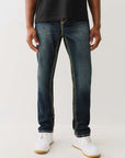 True Religion Rocco Super T Nf 32 In Jackknife Dark Wash