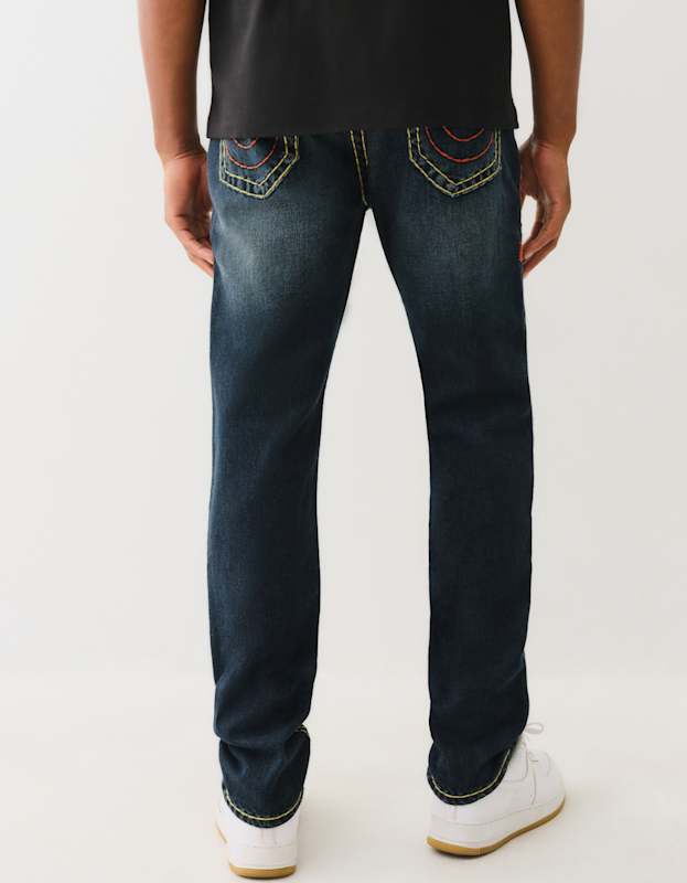 True Religion Rocco Super T Nf 32 In Jackknife Dark Wash - AL