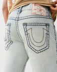 True Religion Matt Super T No Flap 32In Light Clearwater Wash