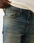 True Religion Rocco Big T No Flp Ovrsized Hs Street Lights Dark Wash