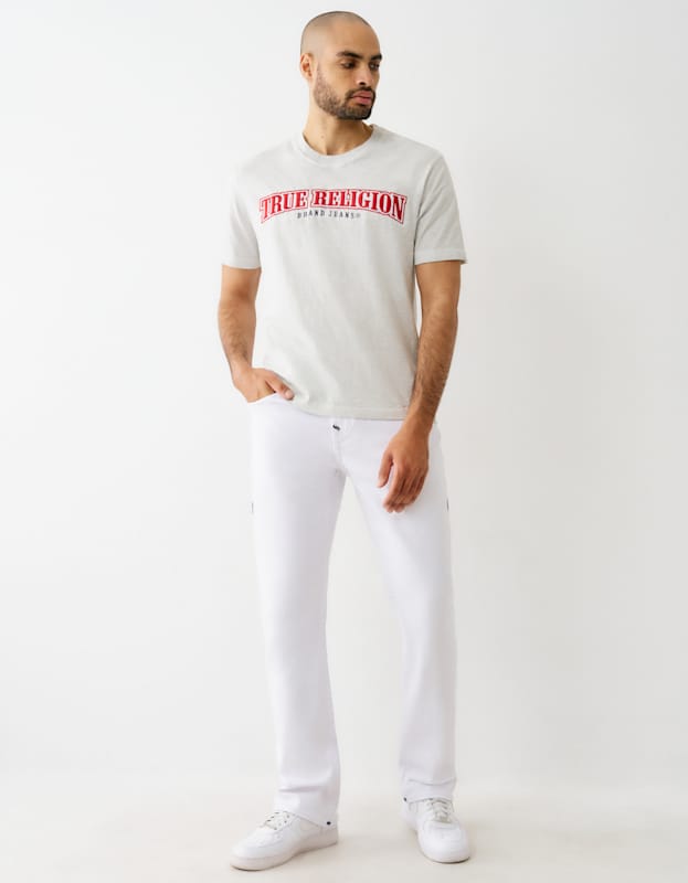 True Religion Ricky Nf Super T 34In Optic White - AL Capone Premium