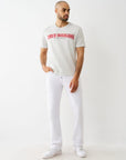 True Religion Ricky Nf Super T 34In Optic White