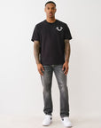 True Religion Rocco Sn No Flap 32In Resistance Black Wash