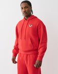 True Religion Hoodie Mesh Srs Pullover Trv Red