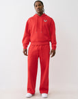 True Religion Hoodie Mesh Srs Pullover Trv Red