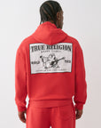 True Religion Hoodie Mesh Srs Pullover Trv Red