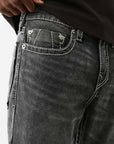 True Religion Ricky Big T Nf Oversized Hs 34In Chantey Black Wash