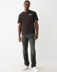 True Religion Ricky Big T Nf Oversized Hs 34In Chantey Black Wash