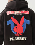 True Religion Pb X Tr Raw Edge Fleece Zip Up Jet Black