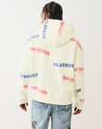 True Religion Pb X Tr Cinched Pull Over Solitary Star Cream
