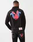 True Religion Pb X Tr Jimmy Jkt Big T 2Sb Black Rinse