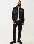 True Religion Pb X Tr Jimmy Jkt Big T 2Sb Black Rinse