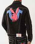 True Religion Pb X Tr Jimmy Jkt Big T 2Sb Black Rinse