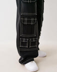 True Religion Baggy Utlity Big T Pant Black