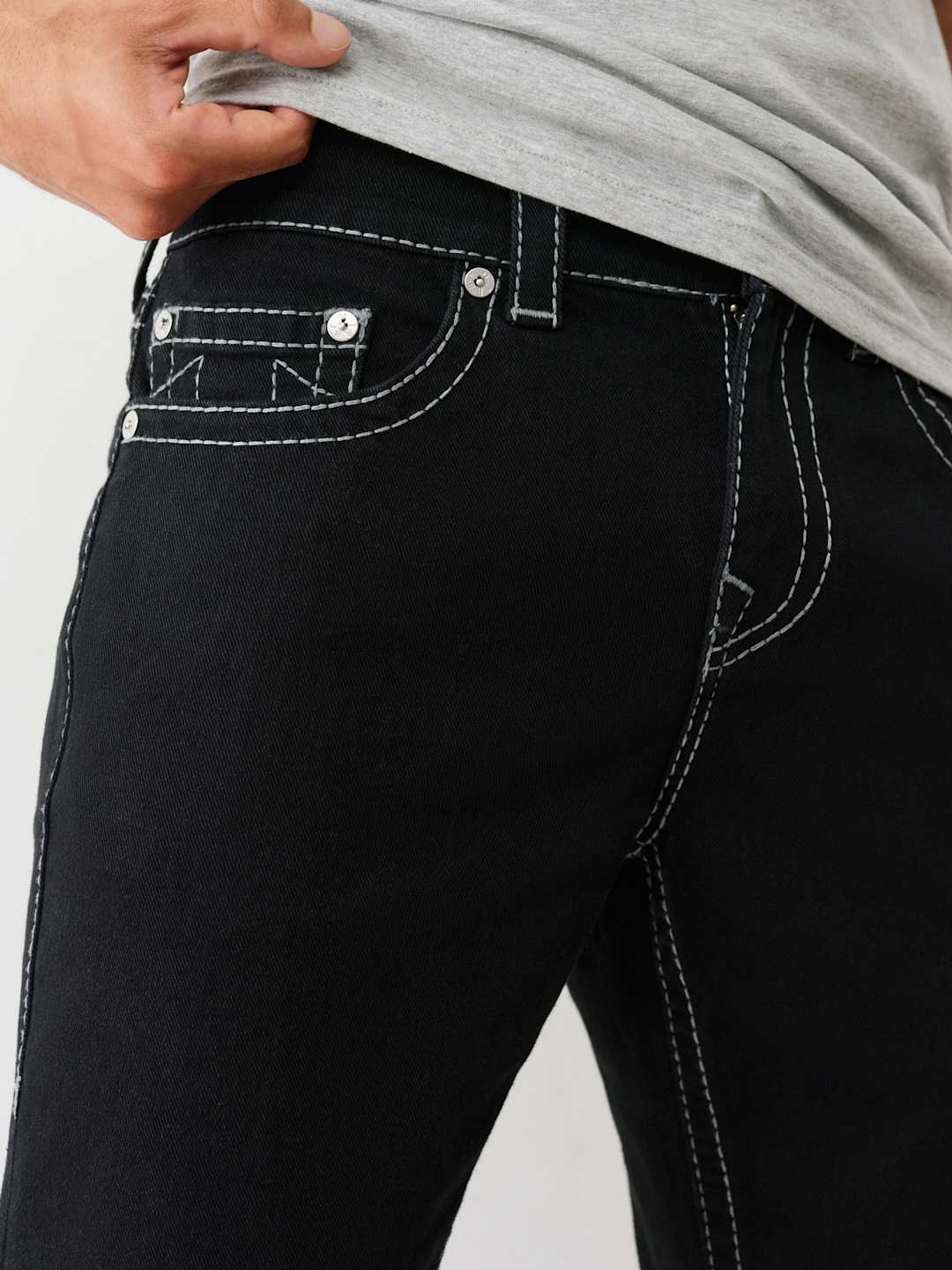 True Religion  Ricky Sn Flap Pkt Embr 34In Jackknife Dark Wash