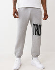 True Religion Knit Panel Tr Jogger Heather Grey