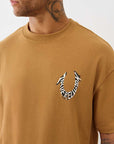 True Religion Painted Hs Oversized Tee Chipmunk