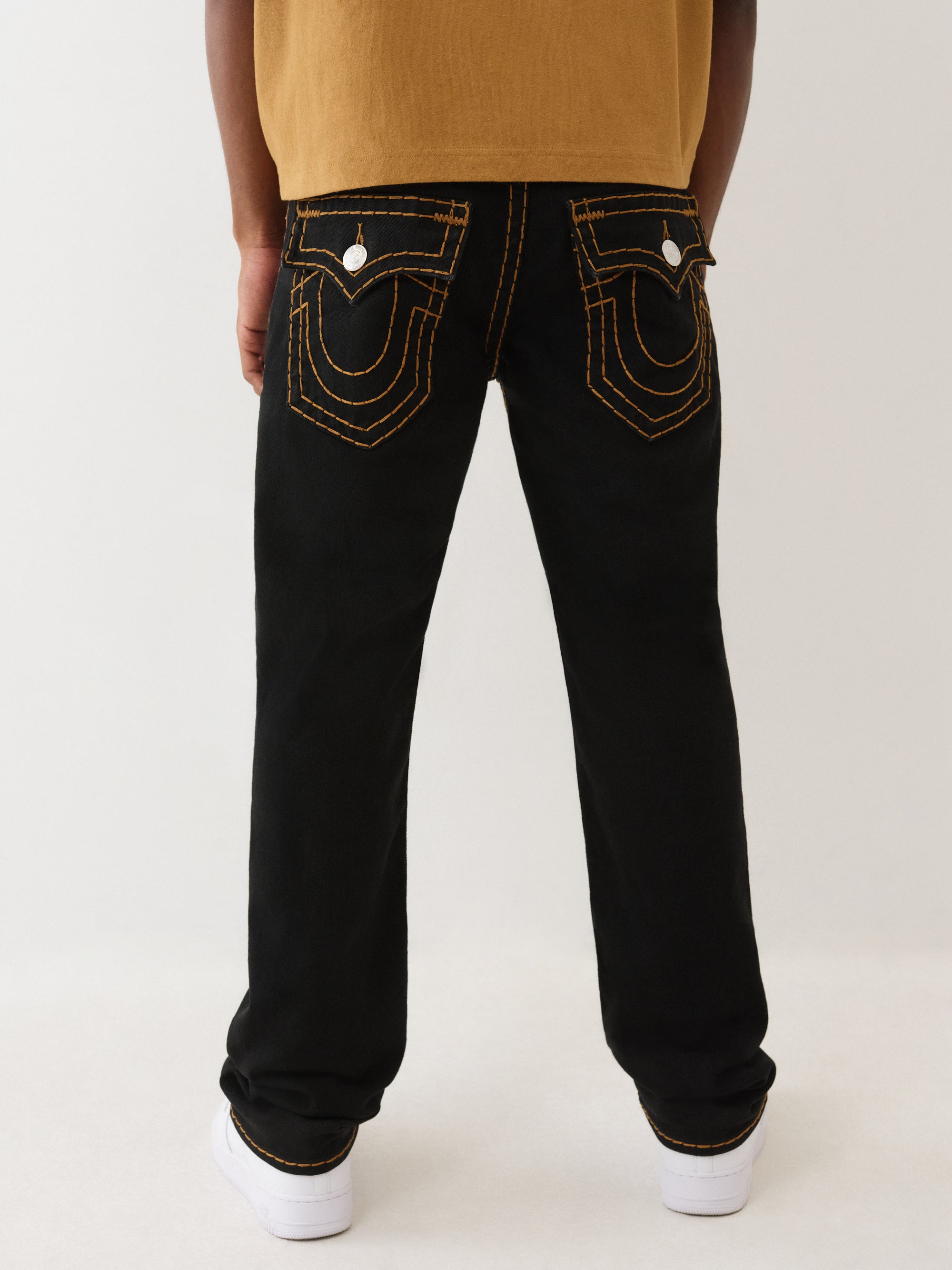 True Religion Ricky Super T Flap 34In 2Sb Black Rinse