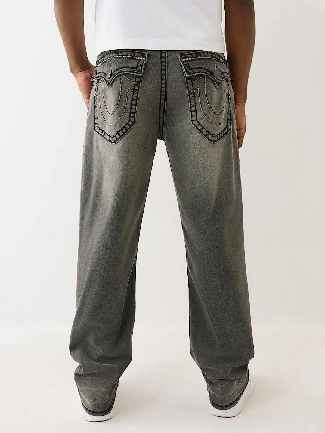 トゥルーレリジョン BOBBY SUPER T TRUE RELIGION 30 True Religion Jeans Bobby Super T Flap 32 In Vintage Haul Grey