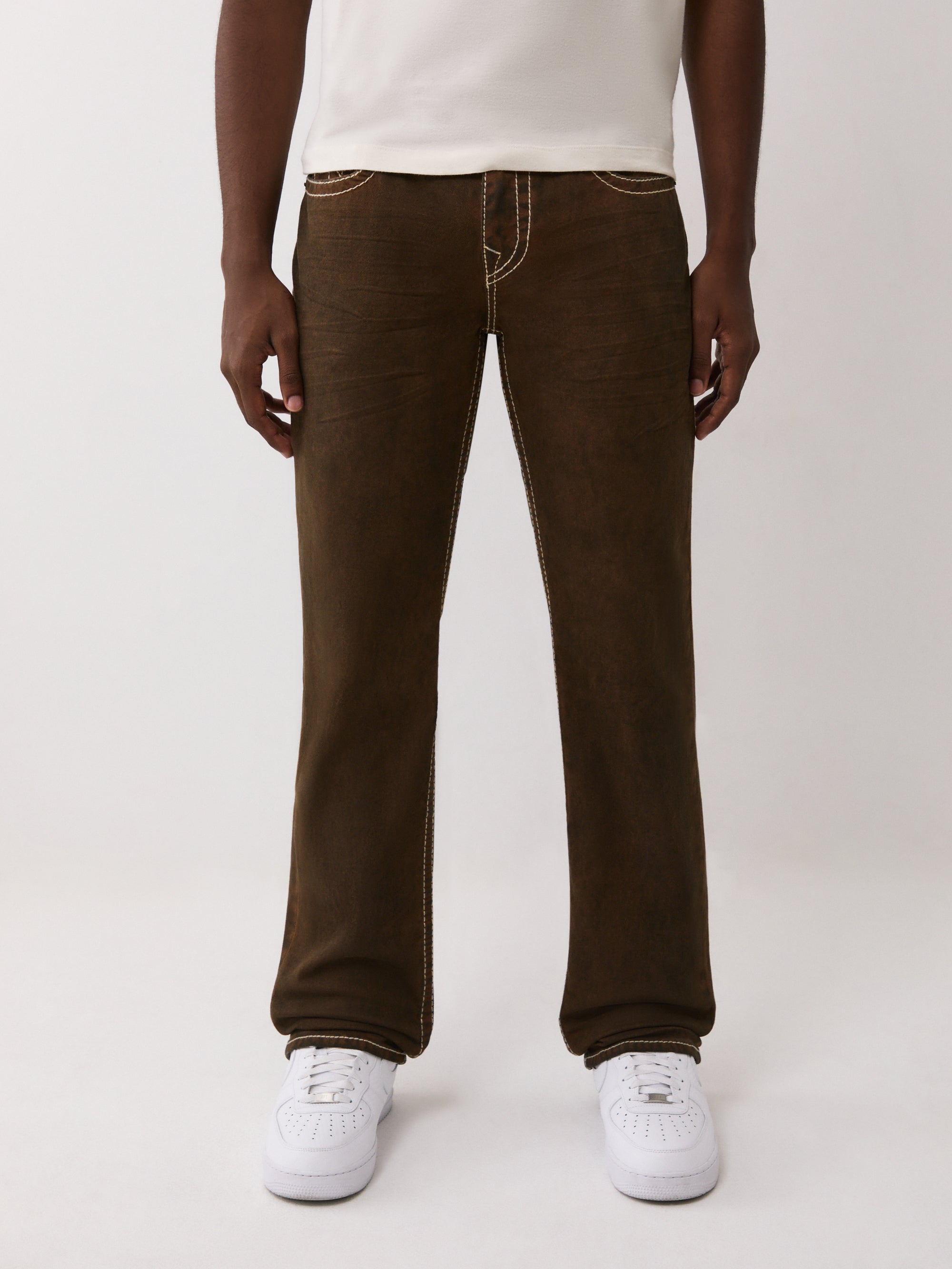True Religion Ricky Big T Flap 34In Charlatans Brown Wash - AL Capone ...