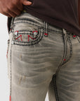 True Religion Jeans Rocco Super T No Flap 32 In Grey Wash