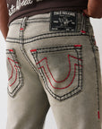 True Religion Jeans Rocco Super T No Flap 32 In Grey Wash