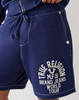 True Religion Big T Slub Short Medieval Blue