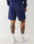 True Religion Big T Slub Short Medieval Blue