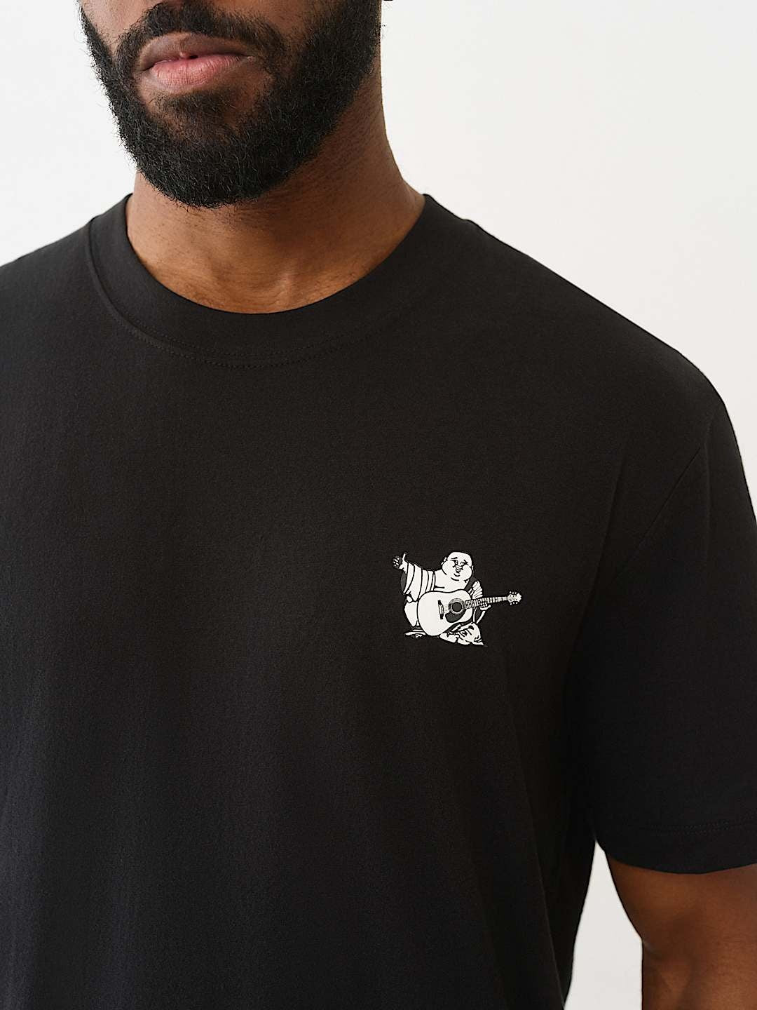 True Religion Ss World Tour Tee Jet Black