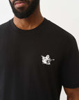 True Religion Ss World Tour Tee Jet Black