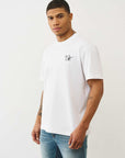 True Religion Ss World Tour Tee Optic White