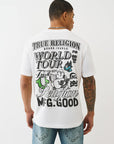 True Religion Ss World Tour Tee Optic White