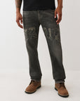 True Religion Ricky Sn Flap Applied Tr Compass Trail Black Wash