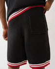 True Religion Shorts Sweater Knit S Jet Black