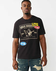 True Religion T-Shirt Ss Logo Patch Srs Jet Black