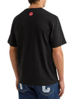 Icecream T-Shirt Running Dog Black