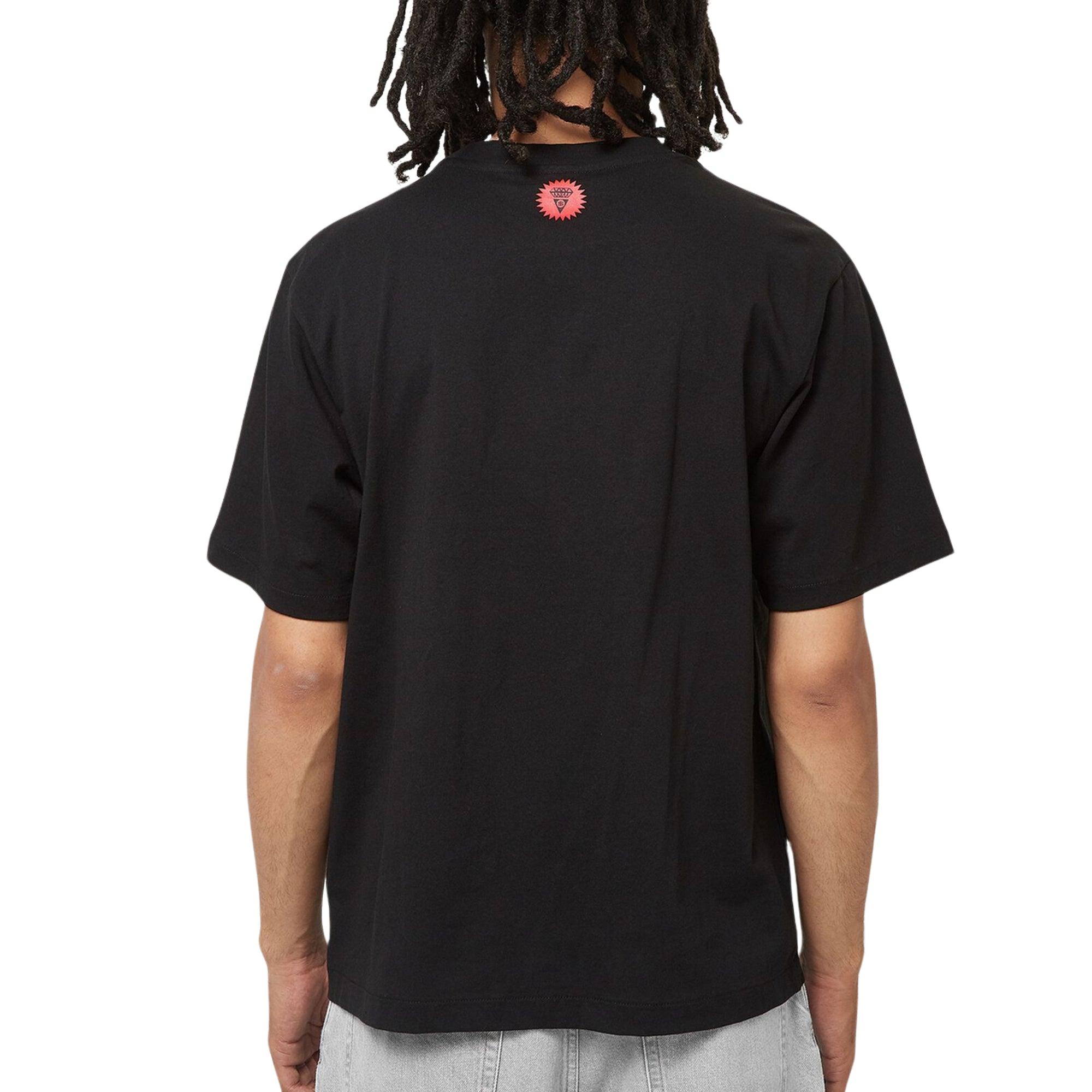 Ice-Cream T-Shirt Running Dog Black