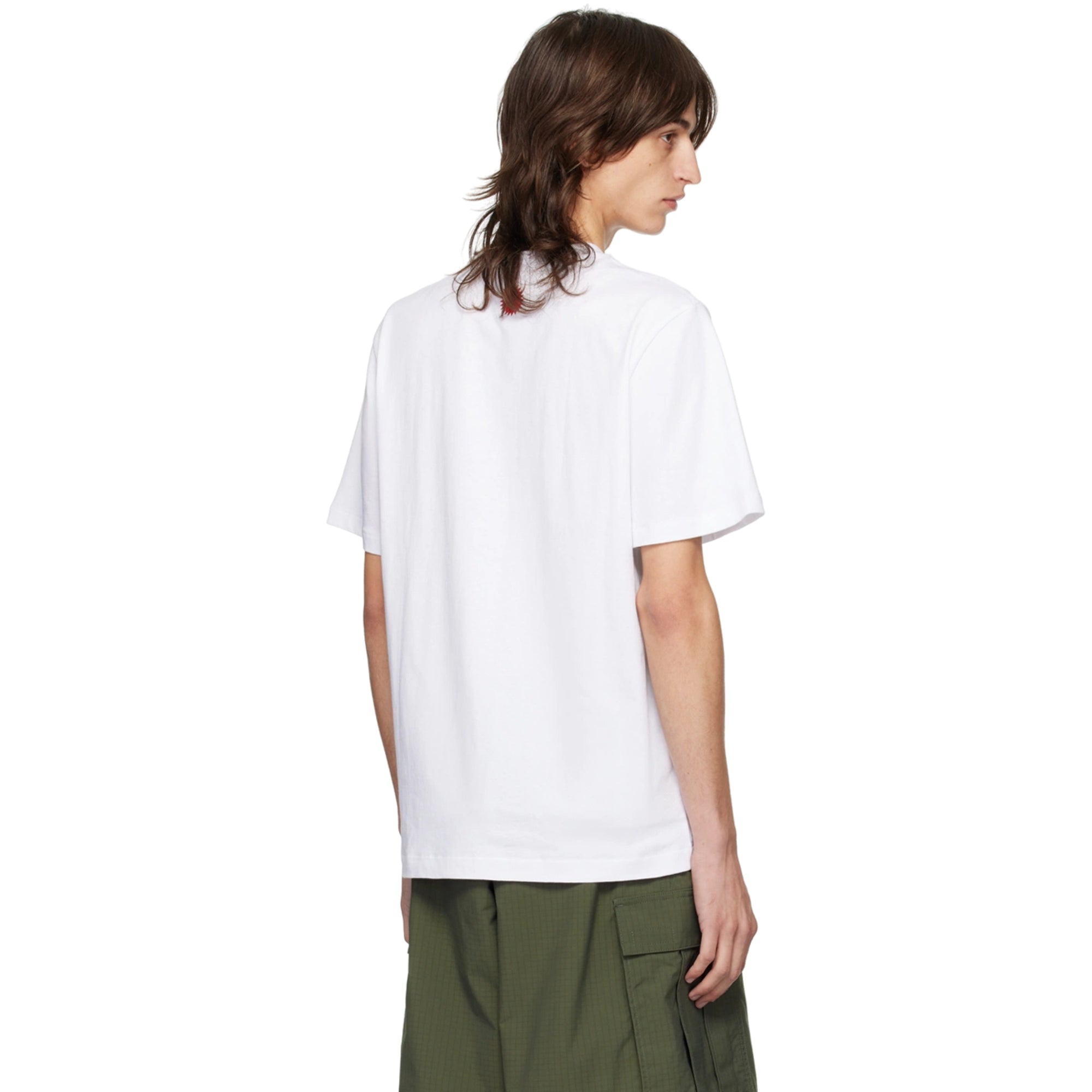 Ice-Cream T-Shirt Running Dog White
