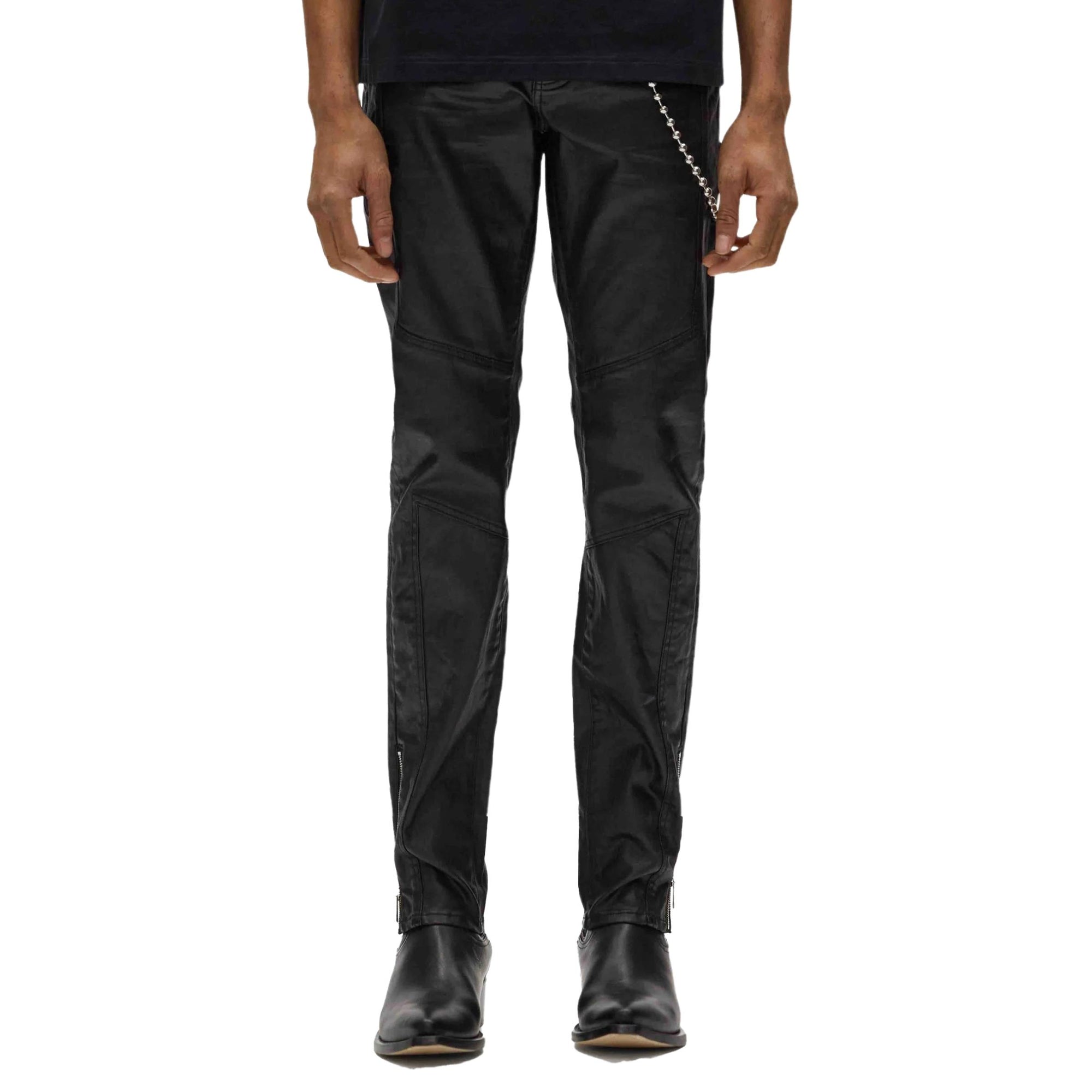 Purple Jean Shiny Racer Black