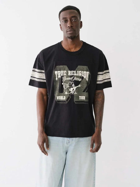 True Religion Crew Oversize Distress Jet Black – AL Capone Premium