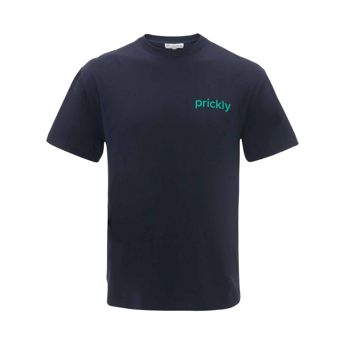 JW Anderson T-Shirt Prickly Back Print Navy