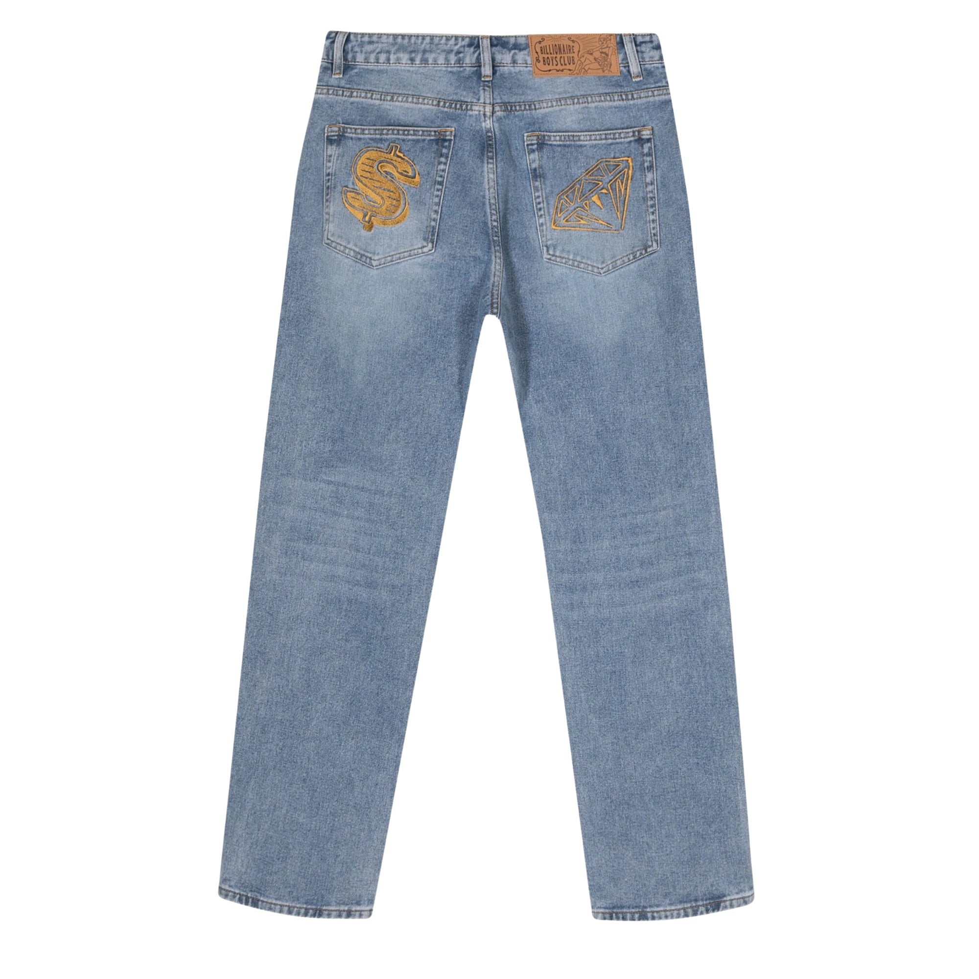 Billionaire Boys Club Jean Diamonds &amp; Dollars Selvedge Heavy Wash Blue