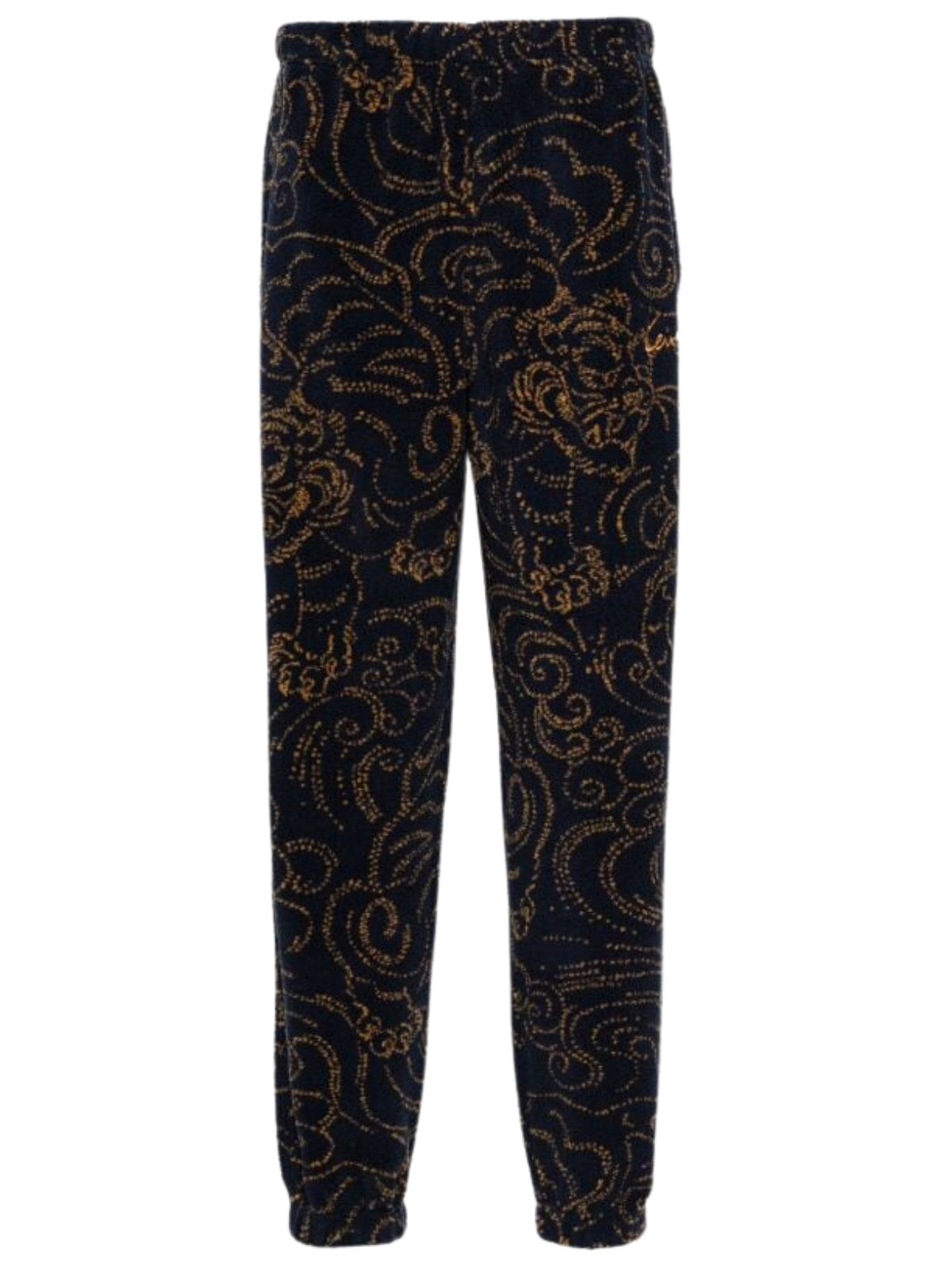 Kenzo Pants Star Tiger Print Jog Blue Black
